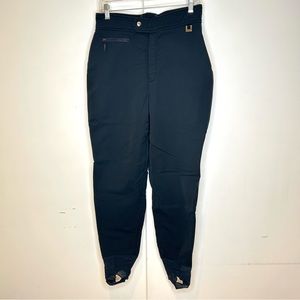 Vintage Eddie Bauer Stirrup Ski Pants In Black